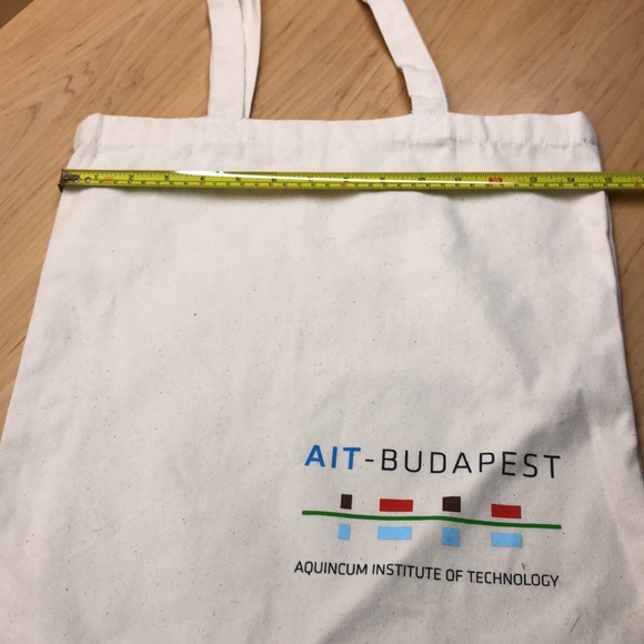 AIT - Budapest Aquincum Institute of Technology 100% Organic Cotton Tote Bag - Picture 8 of 9